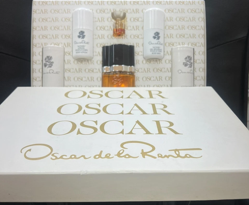 Oscar de la Renta Eau De Toilette Juego de Regalo 6 Piezas Original Vintage y Raro, Nuevo en Caja Foto 2 de 4
