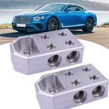 2pcs 4-H Car Battery Terminal 0 Gauge AWG Gauge Positive Negative for Car Audio