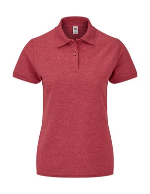 FRUIT OF THE LOOM Poloshirt Damen Basic Polo Hemd Ladies 65/35 Easy Care 212 NEU