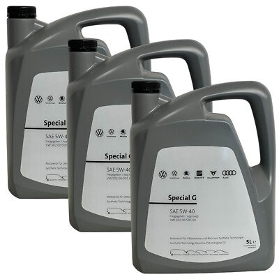 3x5 Liter ORIGINAL 5W-40 VW 502 00 / 505 00 Motoröl SPECIAL G  5W40 GS55502M4