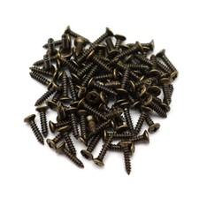 2.5 12mm Bass Guitar Pickguard Screws Scratch Plate Mounting Screw 30Pcs Bronze