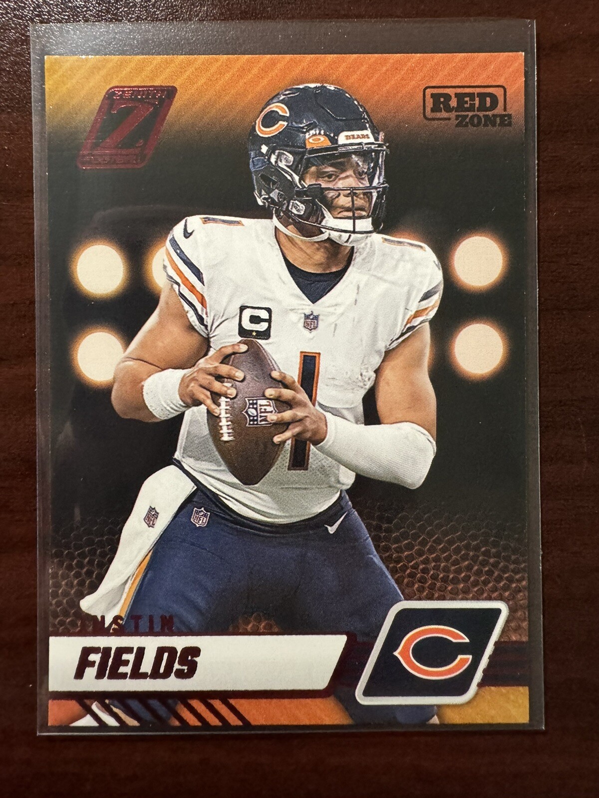 2023 Panini Zenith Justin Fields #18  Red Zone 