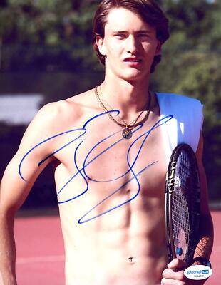 Alexander Zverev AUTOGRAPH Signed USTA Tennis Star Shirtless 8x10