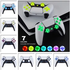 Multi-Colors Luminated Buttons DTF V3 LED Kit for ps5 Controller BDM-010 BDM-020