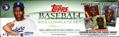 2013 TOPPS BASEBALL FACTORY SET JACKIE ROBINSON EDITION BLOWOUT CARDS - Photo 1/2