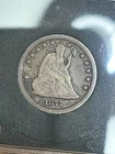 1877 cc seated liberty quarter
