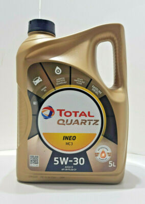 (9,36 /Liter) 5W30 5 Liter Total Motoröl Quartz Ineo MC3 ACEA C3 API PLUS/CF