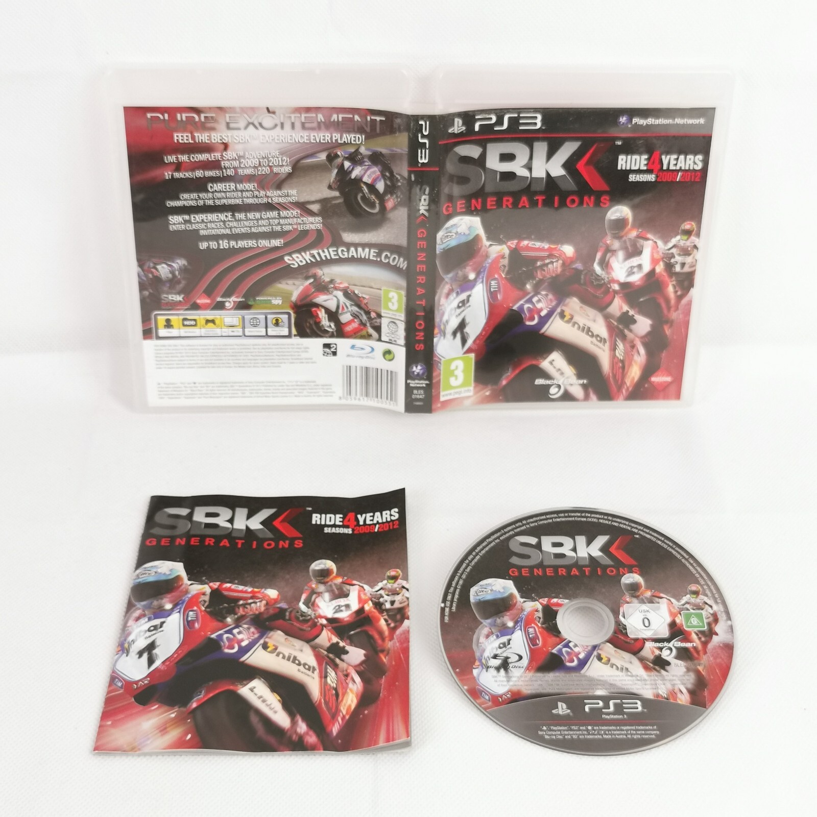 SBK Generations PS3 PlayStation 3 Complete PAL