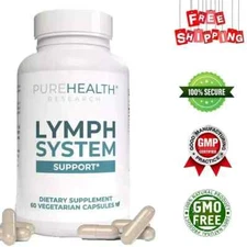 PureHealth Research Lymph System - Lymphatic Support Supplement, ( Pack of 1 ) .