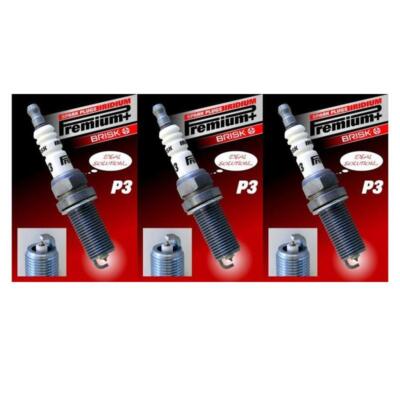 3x Brisk 1621 Zündkerze für BMW Opel Ford Renault Toyota Peugeot Honda Volvo