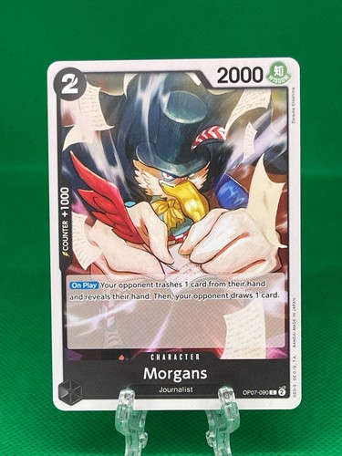 One Piece TCG Morgans OP07-090 500 Years in the Future English Common Card NM - 第 1/2 張圖片