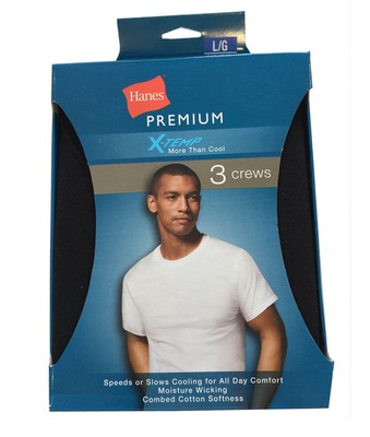 Hanes Premium 9PXTB3 Men's X-TEMP 3 