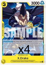 X.Drake OP10-114 Uncommon Royal Blood One Piece TCG