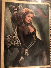 Vintage Rita Hayworth Paper photo Cisco Kid reverse side