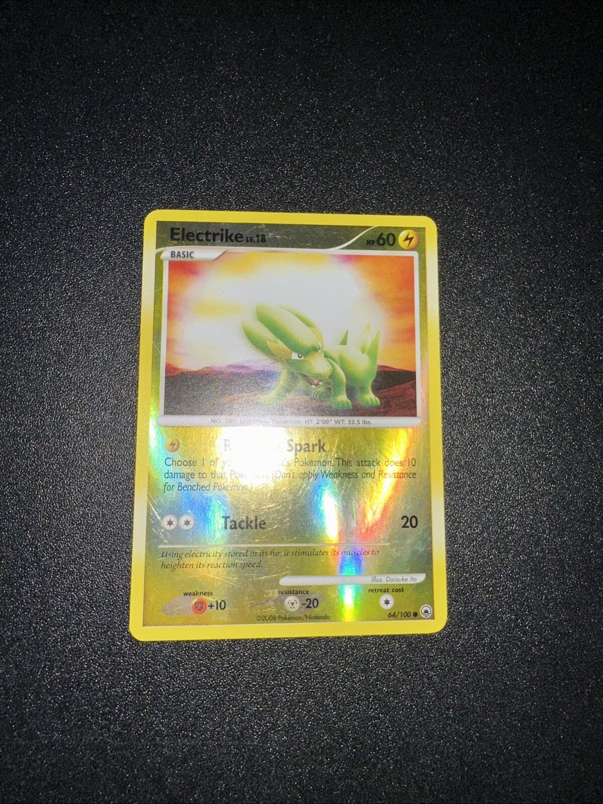 Pokémon TCG Electrike 64/100 Majestic Dawn Reverse Holo NM/LP