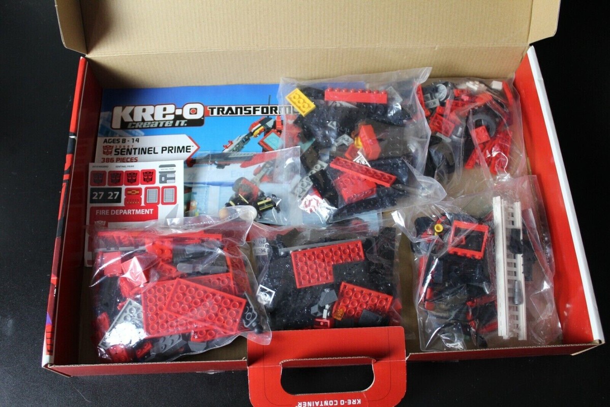 KRE-O TRANSFORMERS SENTINEL PRIME 386ピース Transformers KRE-O Sentinel Prime 386 Pieces Complete