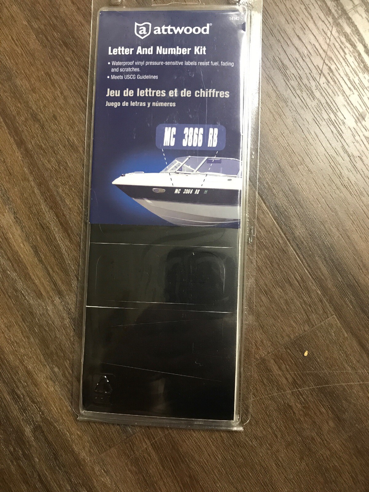 ATTWOOD Marine Letter And Number Kit Boat Watercraft eBay