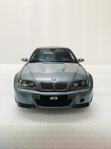 1/18 Norev 2003 BMW M3 CSL E46 Grey Metallic Diecast With Opening Limited - Picture 10 of 24