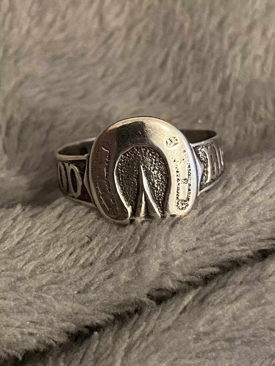 Silver hotsell horseshoe ring