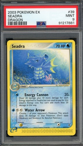 Seadra graded PSA 9 for sale on eBay
