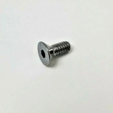 Colony Chrome Allen Flat Head Screws 1/4" x 5/8" for Harley 41191-74