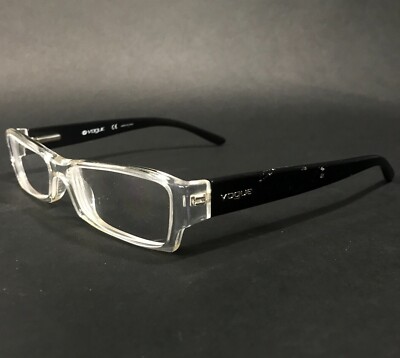 Vogue VO2430 1463 Eyeglasses Frames Clear Black Sparkles Glitter