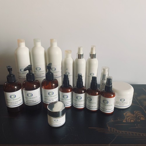 G Beauty  products professional skin care line 16 items