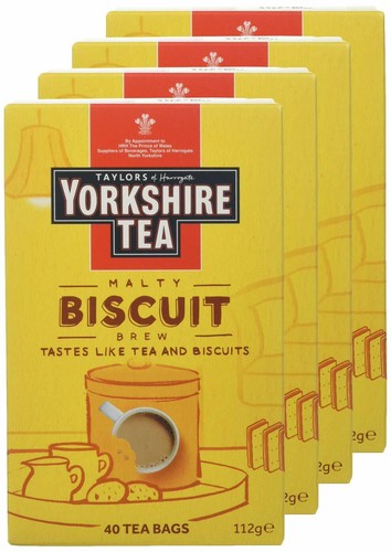 Yorkshire Tea Biscuit Brew Box Of 40 Tea Bags - Picture 8 of 9