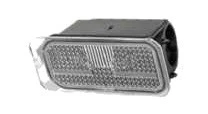 9137-License plate light with lamp holder included left or right LED compatible 