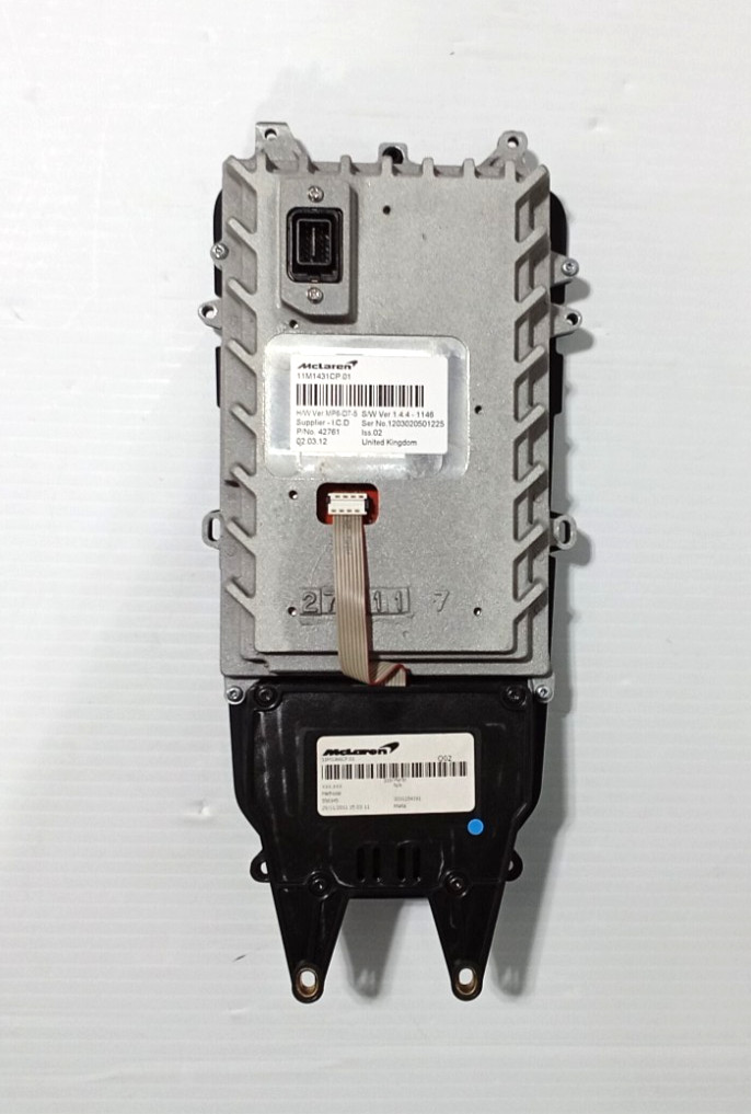 McLaren Center Control Navigation Screen Console Switch 11M1431CP.01 -Untested