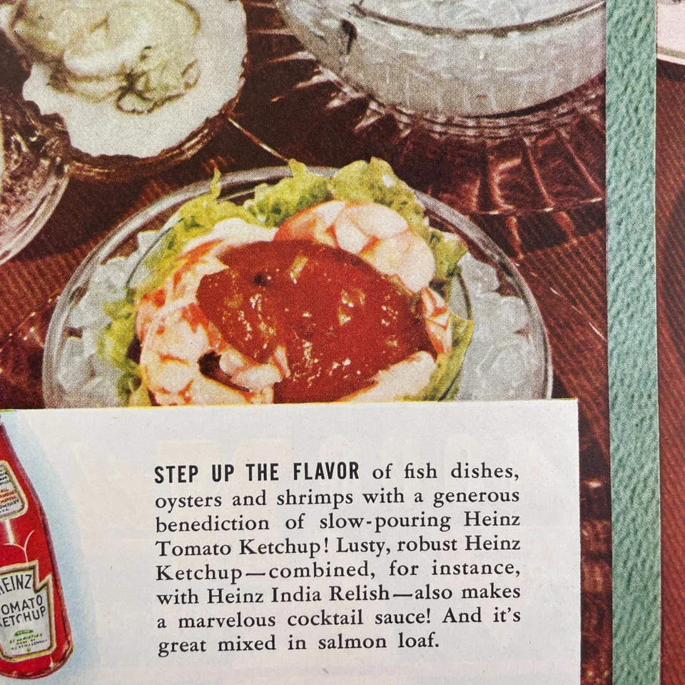 Heinz Tomato Ketchup Vintage Print Ad 1942 Pittsburgh PA u Original - Image 4 of 4