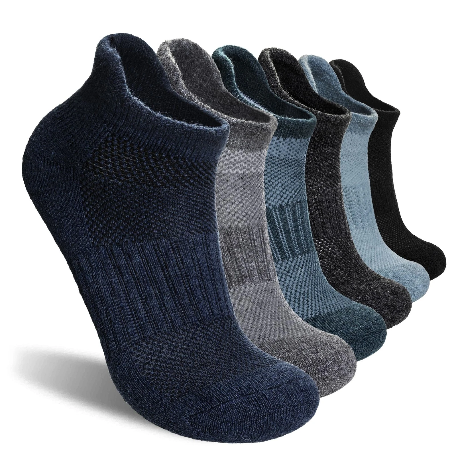 Merino Wool Ankle Hiking Socks For Men & Women No Show Running Athletic Suppo...
Opens in a new wind