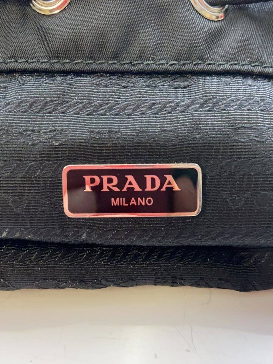PRADA Pouch Re-nylon Drawstring Triangular Plate … - image 5
