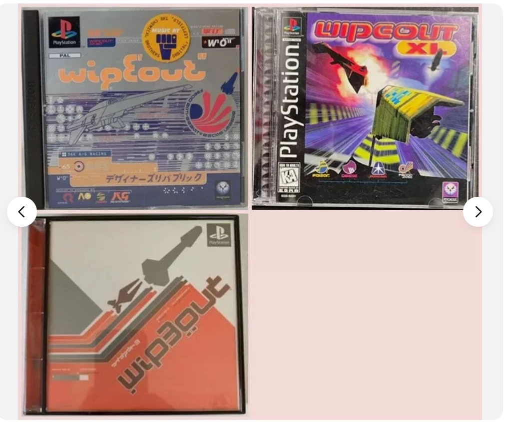 Sony PlayStation 1 Video Games Racing Wipeout XL for sale | eBay