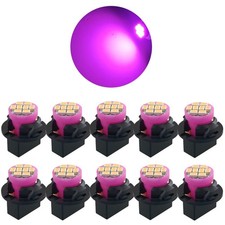 T10 Purple Pink Led Dash Instrument Cluster Gauge Panel Lights Bulbs