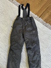 Weatherproof 32 Snow Pants Kids Unisex L 14-16 Black Bib Outdoor Ski/Sled Suit