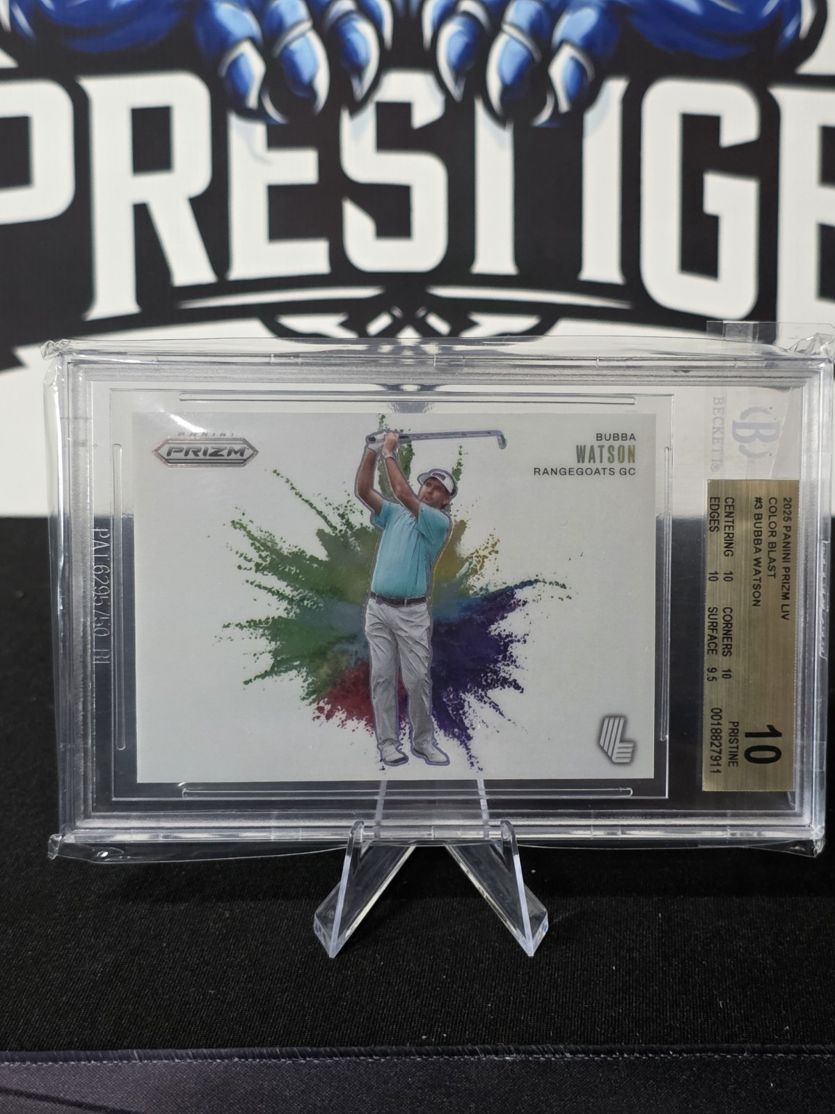 2024 Panini Prizm LIV Golf BUBBA WATSON Color Blast SSP Case Hit