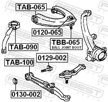 2x ✅Fits FEBEST 0130-002 ECCENTRICITY WITHDRAWN  ⭐UK Seller⭐