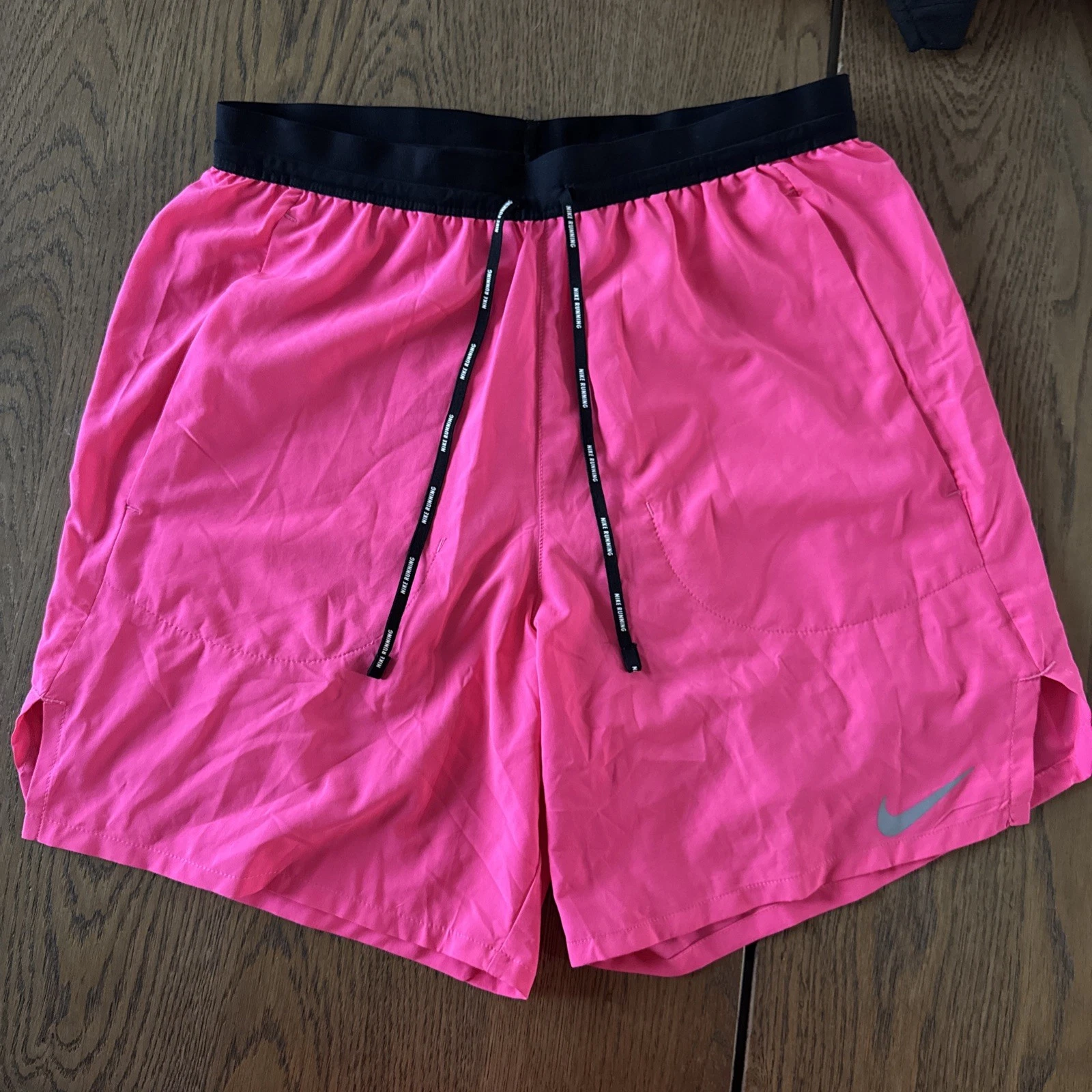 Nike Mens Flex Stride 7” 2 In 1 Brief Lined Running Gym Shorts CJ5471-639 Pink S