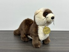Aurora Adorable Miyoni Plush Toy Black Footed Ferret 10-inch Brown