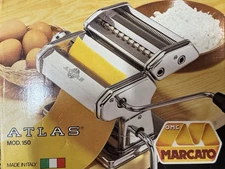Marcaro Atlas Pastabike Pasta Maker In Box Home made pasta maker mod.150 NIB