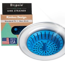 Kitchen Sink Strainer 3.25" - Anti-Clog Food Catcher, Flexible Drain Basket, ...