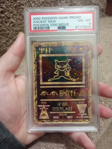 Pokémon TCG Pokemon 2000 Movie Ancient Mew Promo Holo PSA 8