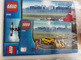 LEGO 3182 Airport City airplane jet terminal MINT 100% Complete with Manuals