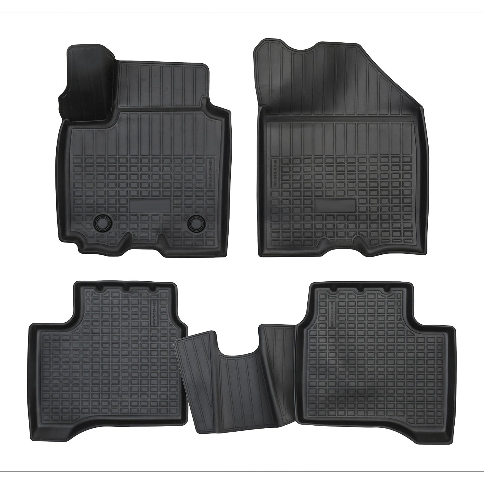 Tapis de sol caoutchouc 3D anti-saleté Suzuki Swift V protection habitacle contre l'humidité