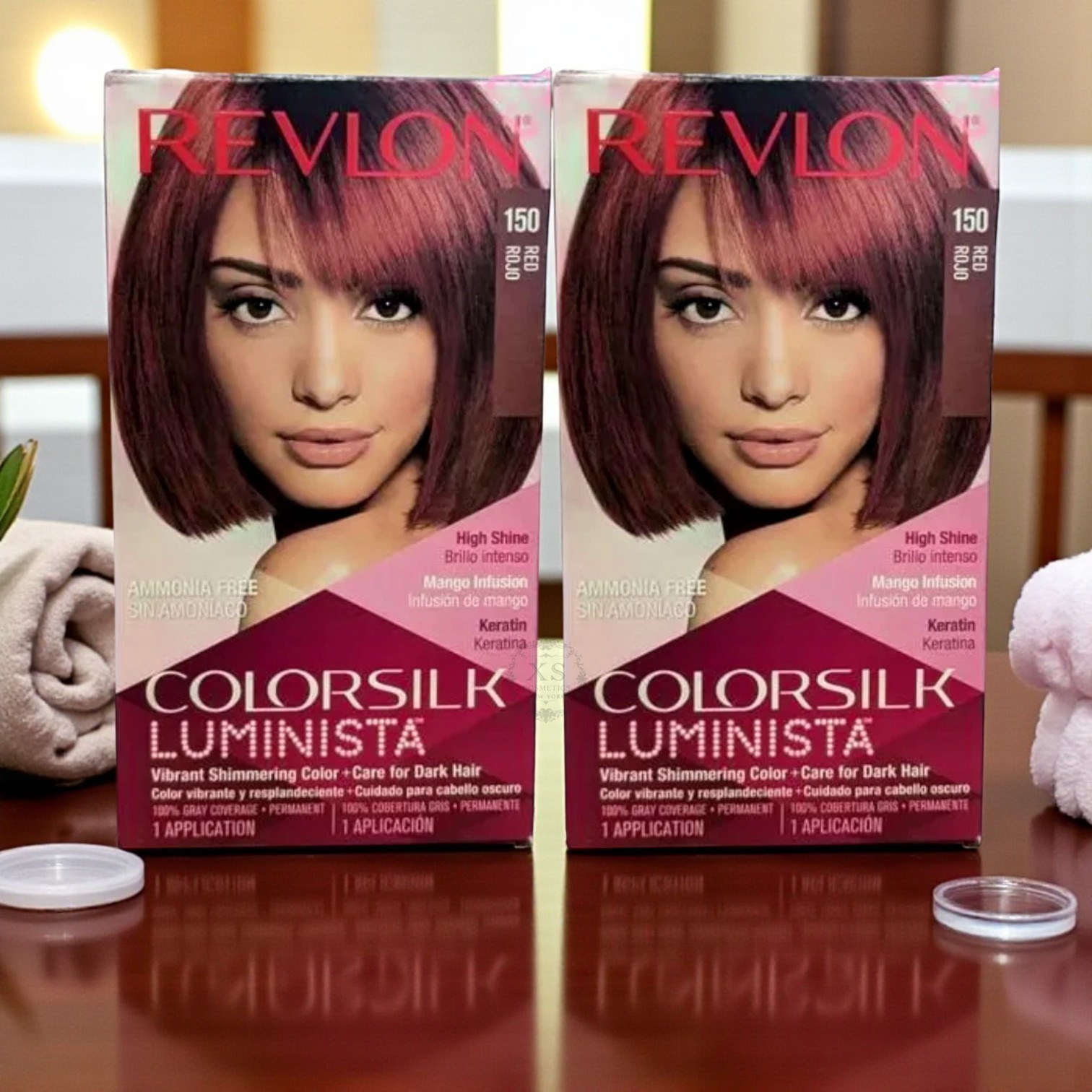 Краска для волос Revlon Colorsilk Luminista 150 Мл Красная в коробке ЛОТ ИЗ 2 штук 4190₽