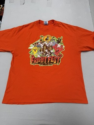 Vintage Six Flags x Fright Fest T-shirt 2002 Glow in Dark XL