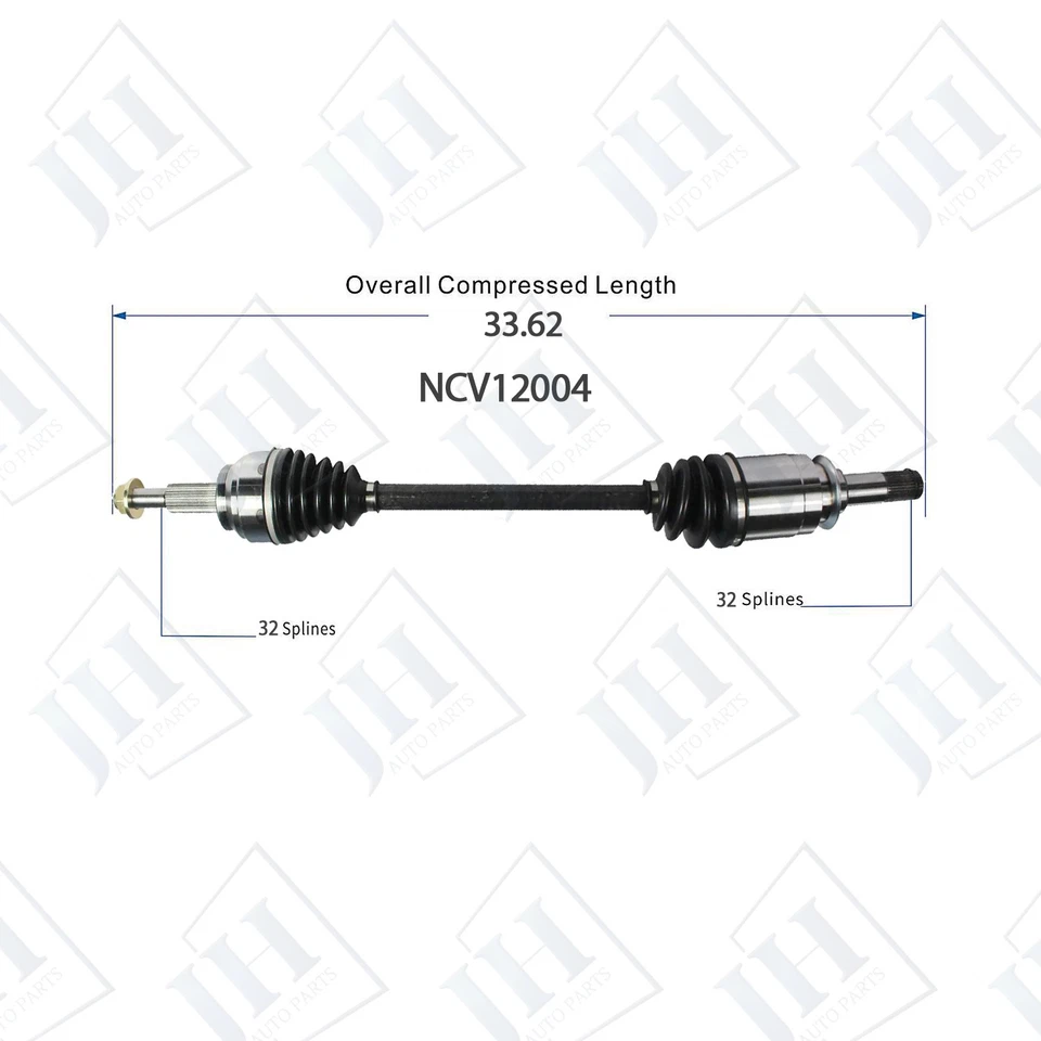 Juego de ejes de eje trasero OE par CV para Dodge Durango Jeep Grand Cherokee 2011-24 tracción trasera Foto 2 de 4