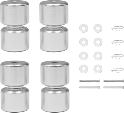 #ad Trailer Lift Assist Rollers Replacement Kit 4PCS Aluminum Alloy Pins Washers Rin $31.72