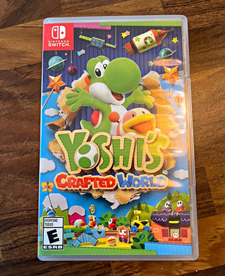 Yoshi's Crafted World Nintendo Switch Multiplayer E Platformer w/ Case